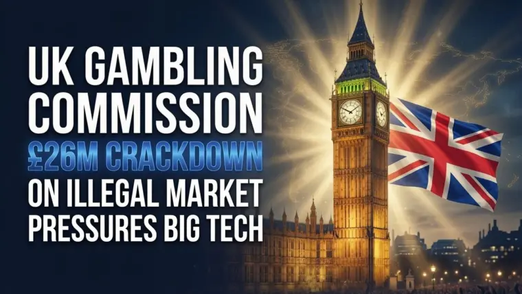 UK Gambling Commission’s £26m Illegal Market Crackdown Puts Big Tech Under Pressure